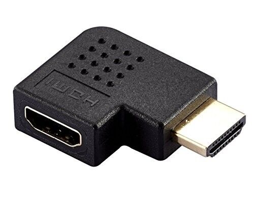 Right Angle HDMI Adapter - 270 Degree Flat/Vertical - High Speed - 1080p/2160p