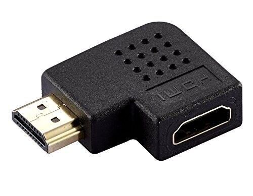 Right Angle HDMI Adapter - 270 Degree Flat/Vertical - High Speed - 1080p/2160p