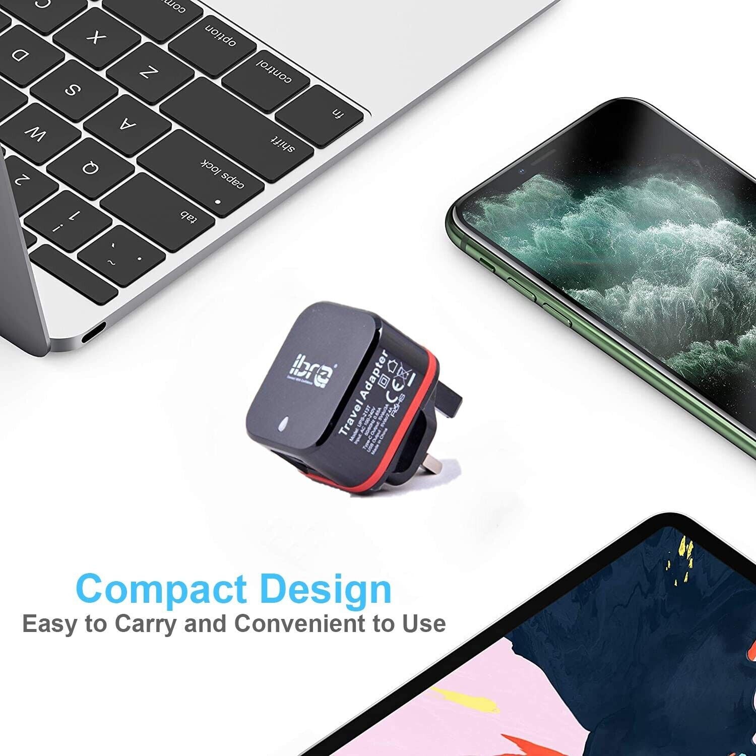 Type C Wall Charger,27W USB C Fast Charger for iPhone , macbook, galaxy and more