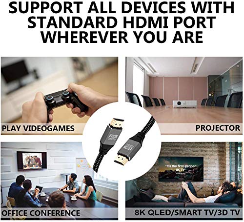 5M IBRA 2.1 HDMI Cable 8K Ultra High-Speed 48Gbps Lead | Supports 8K@60HZ, 4K@120HZ, 4320p