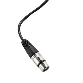 IBRA XLR Mic Cable Premium Quality Pro Microphone Lead | Balanced Male XLR to Female XLR | 1 Metre | Clearer Sound for PA Systems, Studio Recording, Mixers, Amplification & Speakers - BLACK