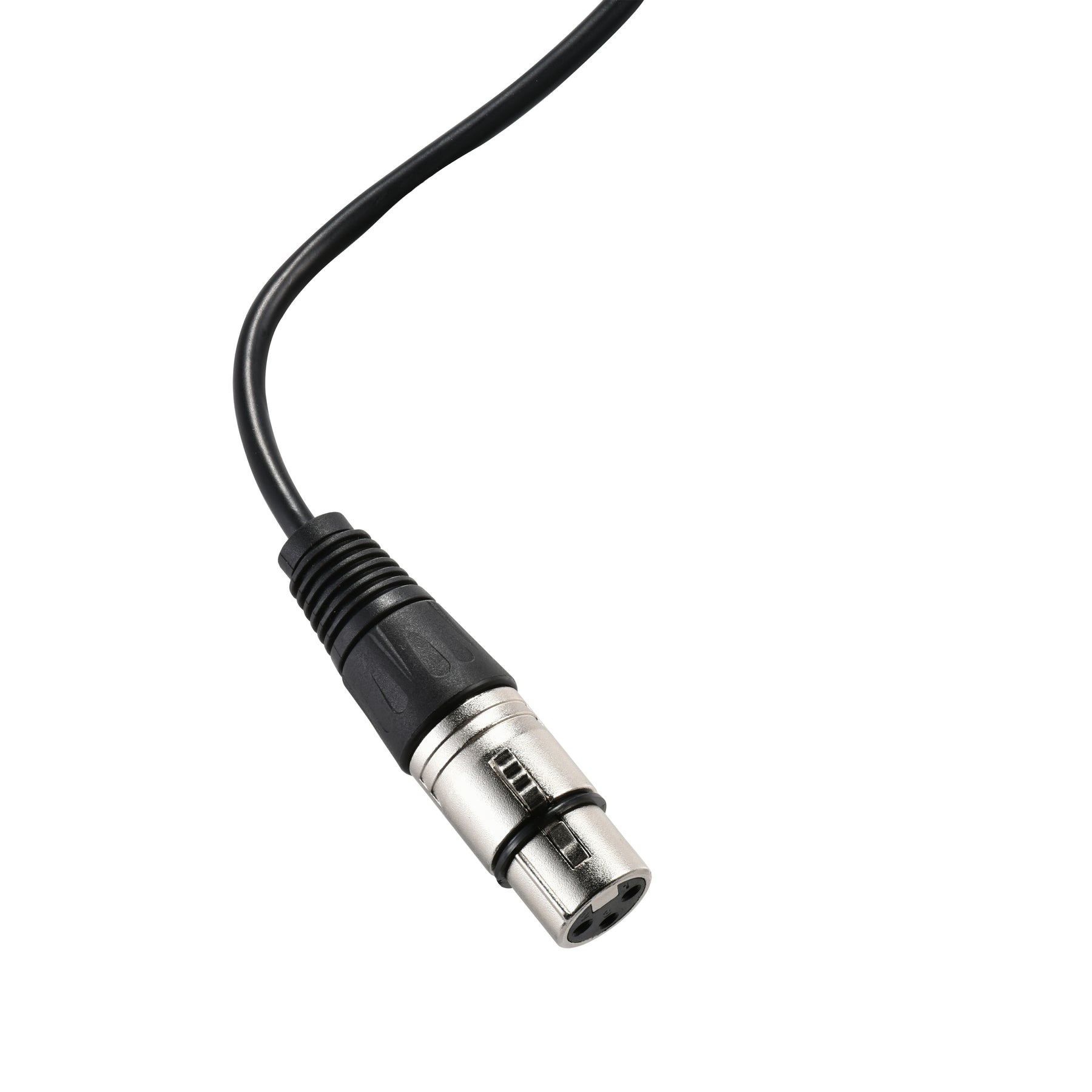 IBRA XLR Mic Cable Premium Quality Pro Microphone Lead | Balanced Male XLR to Female XLR | 2 Metre | Clearer Sound for PA Systems, Studio Recording, Mixers, Amplification & Speakers - BLACK