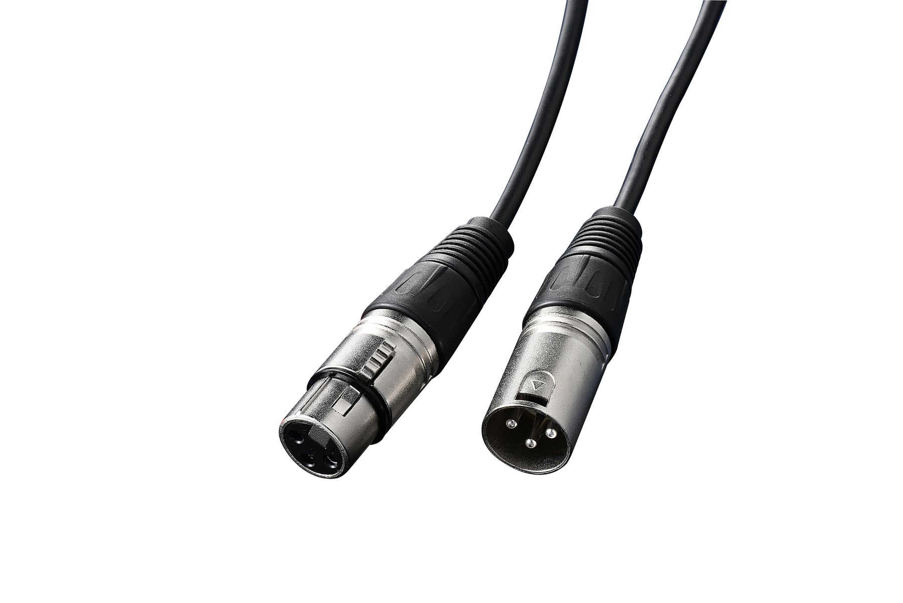 IBRA XLR Mic Cable Premium Quality Pro Microphone Lead | Balanced Male XLR to Female XLR | 1 Metre | Clearer Sound for PA Systems, Studio Recording, Mixers, Amplification & Speakers - BLACK