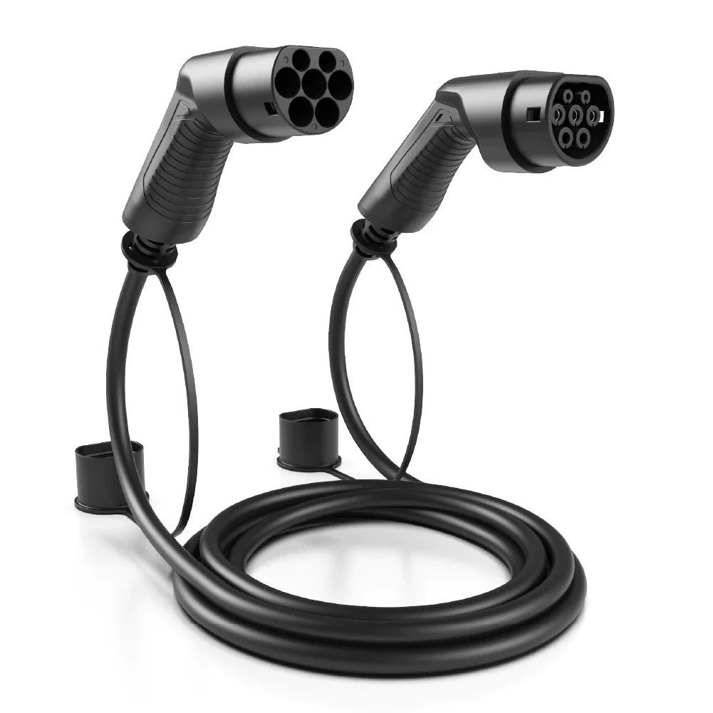 EV PUBLIC CHARGING CABLE | TYPE 2 TO TYPE 2 | 32 AMP | 7.2 KW | 7 METRE