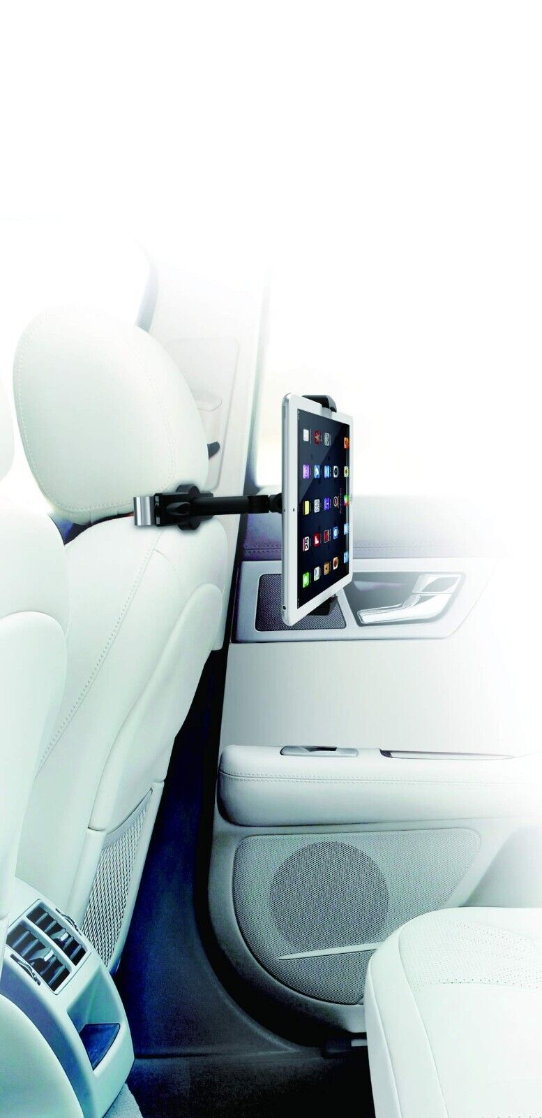 Phone Car Holder,Car Headrest Mount with 360 Degree Rotation for iPad Air/P