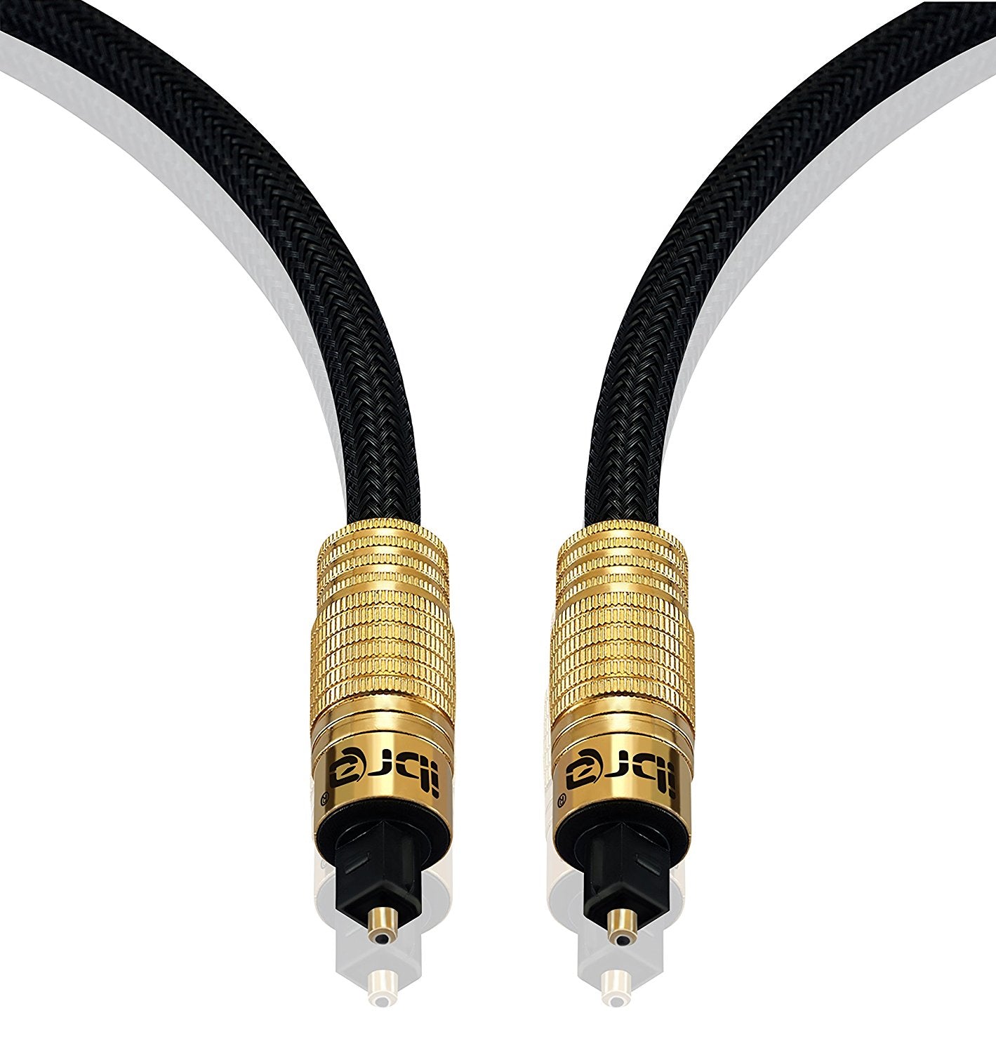 Optical Toslink Digital Audio Cable - Suitable for PS3,Sky,Sky HD,LCD,LED,Plasma, Blu Ray to Connect with Home Cinema Systems,AV Amps - 2M - IBRA PREMIUM BLACK