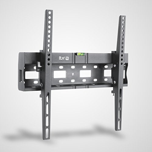 IBRA TV Wall Mount Bracket for 32-55" with Titlt, Built-In Spirit Level for LED, LCD, OLED,3D, Curved, Plasma, Flat Screen Televisions - Super Strong 35kg Weight Capacity