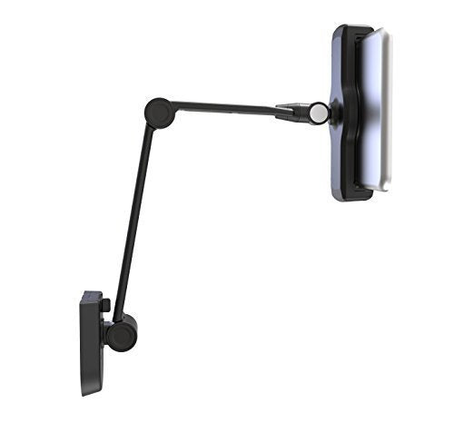 IBRA iPad Stand Clamp Mount Holder, Adjustable Metal Stand for Android and other Devices 4.7"-12.9" Inches