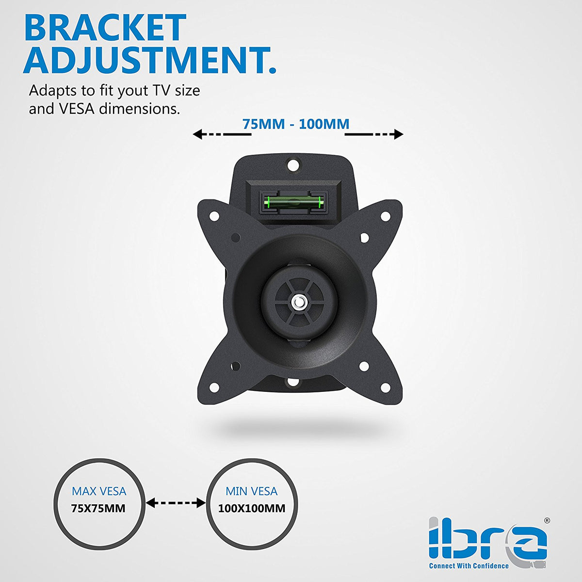 IBRA Tilt, Swivel,Lockable Wall Bracket FOR LCD,LED TVs 13"~27"