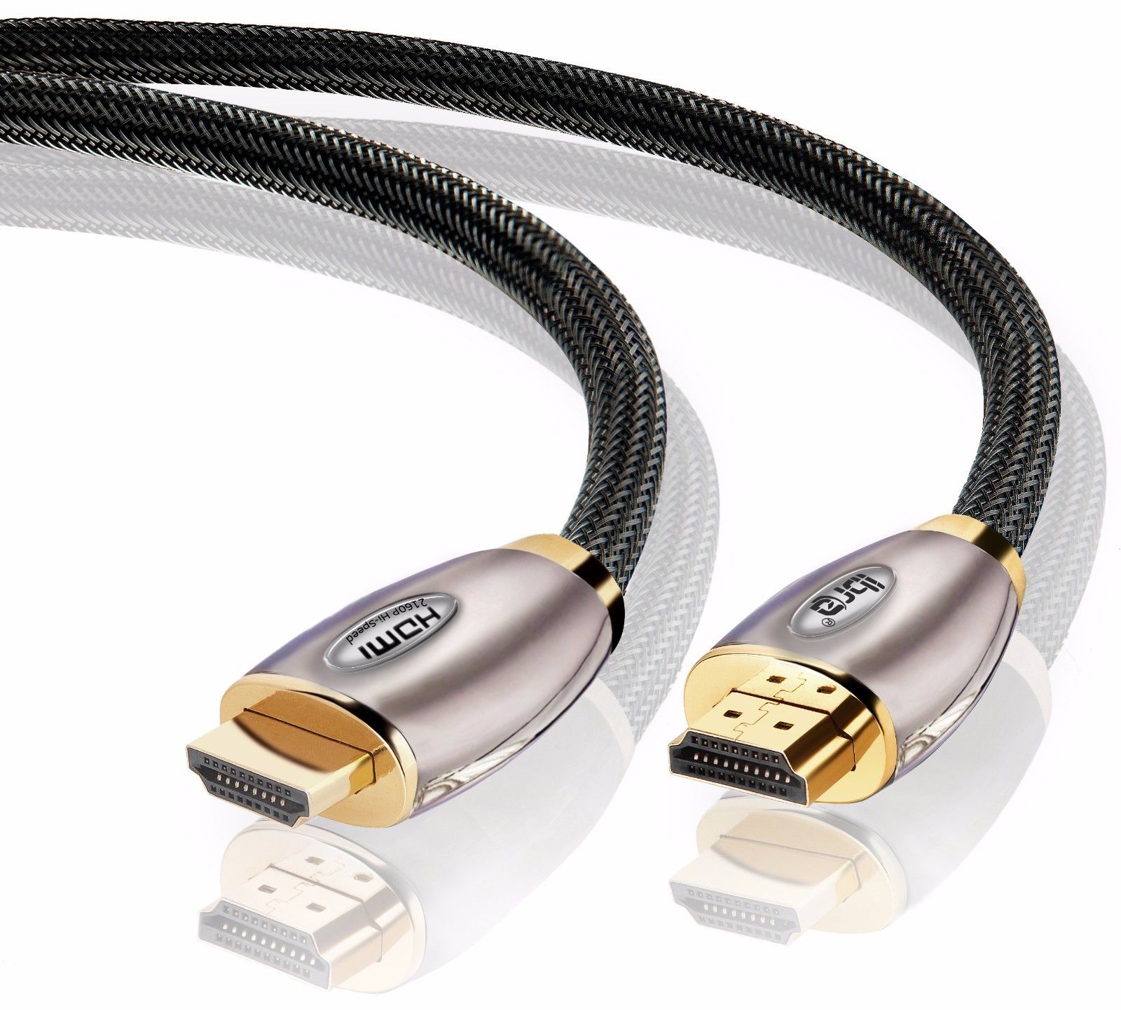 HDMI Cable 1M - 4K UHD HDMI 2.0(4K@60Hz) Ready -18Gbps-28AWG Braided Cord -Gold Plated Connectors -Ethernet,Audio Return -Video 4K 2160p,HD 1080p,3D -Xbox PlayStation PS3 PS4 PC Apple TV -IBRA RED