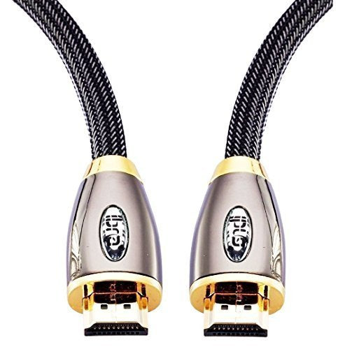 HDMI Cable 6M - 4K UHD HDMI 2.0(4K@60Hz) Ready -18Gbps-28AWG Braided Cord -Gold Plated Connectors -Ethernet,Audio Return -Video 4K 2160p,HD 1080p,3D -Xbox PlayStation PS3 PS4 PC Apple TV -IBRA RED