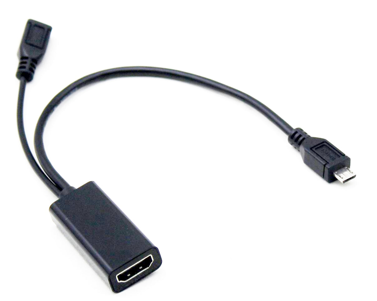 IBRA RANGE MHL to HDMI TV-Out Adapter with Micro USB charging for Samsung i9100 Galaxy S II 2 HTC EVO 3D Flyer