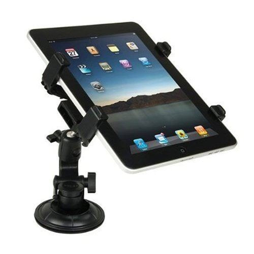 IBRA Windscreen In Car Suction Mount Holder with FULL 360 Degrees Rotation For Apple ipad 1/Ipad 2/ and iPad 3/4,Samsung Galaxy Tab 7.0 8.0 10.1 3 / Kindle Fire HDX 7 8.9 / Google Nexus 7 FHD 7 and many other models