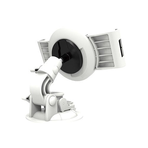 IBRA Windscreen In Car Suction Mount Holder with FULL 360 Degrees Rotation For Apple ipad 1/Ipad 2/ and iPad 3/4,Samsung Galaxy Tab 7.0 8.0 10.1 3 / Kindle Fire HDX 7 8.9 / Google Nexus 7 FHD 7 and many other models - White