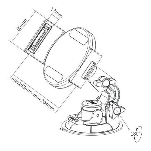 IBRA Windscreen In Car Suction Mount Holder with FULL 360 Degrees Rotation For Apple ipad 1/Ipad 2/ and iPad 3/4,Samsung Galaxy Tab 7.0 8.0 10.1 3 / Kindle Fire HDX 7 8.9 / Google Nexus 7 FHD 7 and many other models - White