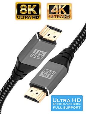 2.1 HDMI Cable 8K Ultra High-Speed 48Gbps Lead - 3M - IBRA Flex Series