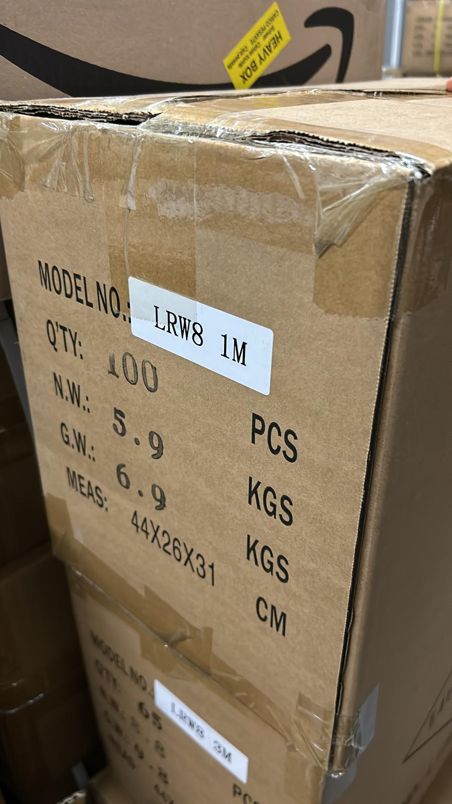 Pallet of Premium CAT8 Ethernet Cables in Various Sizes Gigabit Lan network cable (RJ45) SSTP 40Gbps 2000Mhz - High-Speed, Durable, and Reliable Networking Solution for Large-Scale Installations.