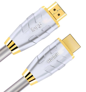 HDMI Cable 15M HDMI 2.0(4K@60Hz)-18Gbps+ -28AWG Advanced Braided Cord-Gold Plated Connectors-Ethernet,Audio Return Video 4K2160p HD1080p3D XboxPlayStation PS3 PS4 AppleTV-IBRA Advance(Updated Version)