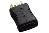 HDMI Connection Male to Female Adapter/Socket,High speed/3D/1080p/2160p -Black