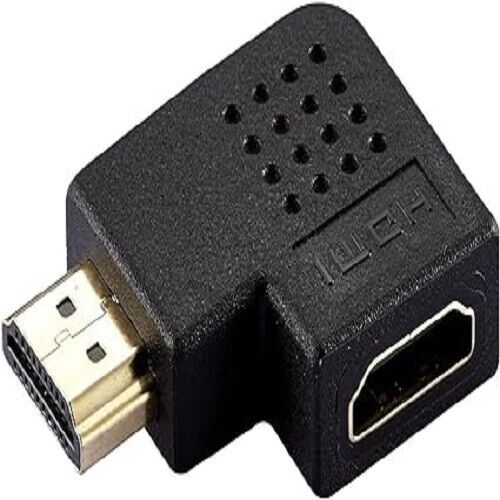 Right Angle HDMI Adapter - 270 Degree Flat/Vertical - High Speed - 1080p/2160p