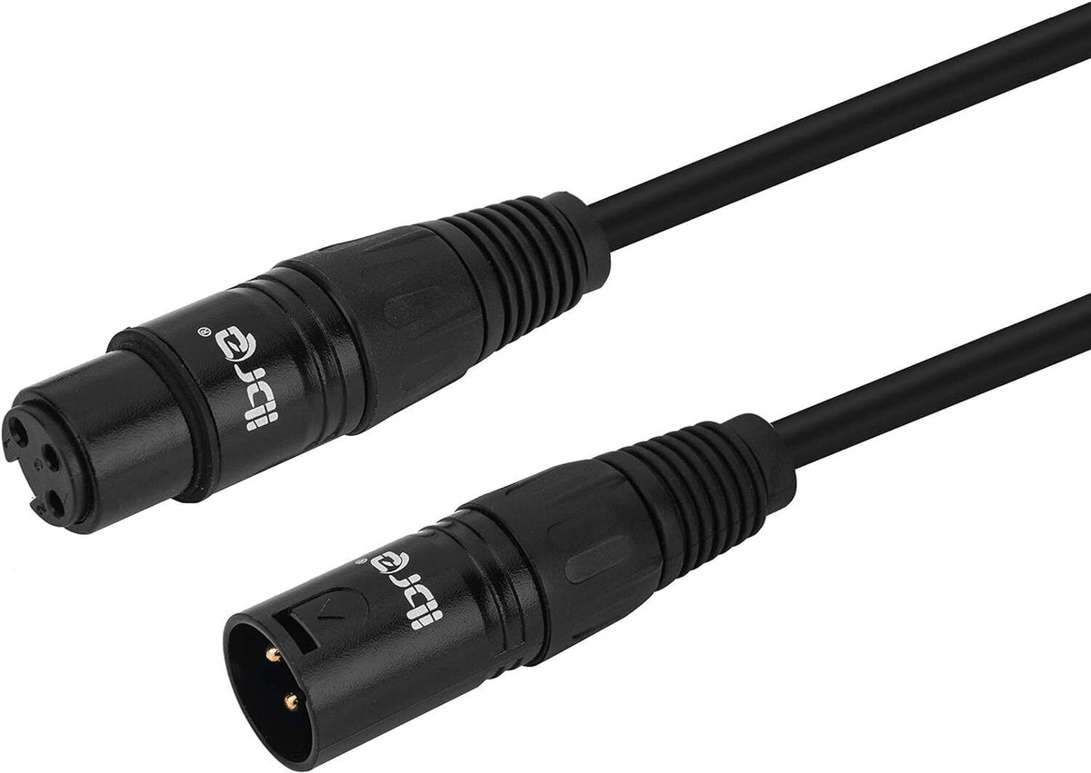 IBRA 3M XLR Male to Female Microphone Extension Cable for Microphones,mixer, patch bays,preamps,speaker systems, Amplifiers and other devices