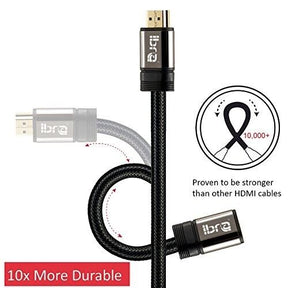 1M HDMI Male to Female Extension Cable Support 4K @ 60Hz 3D Resolution - IBRA