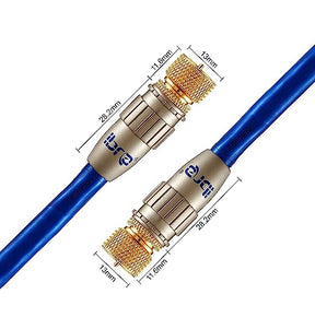 IBRA 3m HDTV Satellite Cable | Coaxial SAT Cable 75 Ohm | Connector: F - Pin to F - Pin | For UHV / RF / DVB-T and DVB-T2, Radio (FM / DAB / DAB +) | Metal Connector and High End Shielding