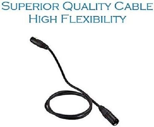 IBRA 2M XLR Male to Female Microphone Extension Cable for Microphones,mixer, patch bays,preamps,speaker systems, Amplifiers and other devices