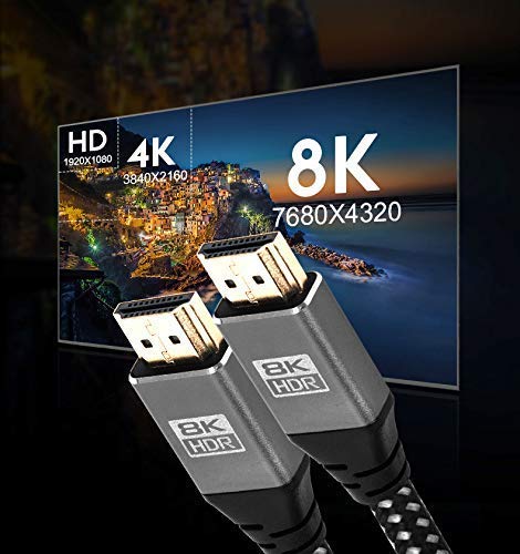 2.1 HDMI Cable 8K Ultra High-Speed 48Gbps Lead - 2M - IBRA Flex Series