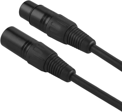 IBRA 2M XLR Male to Female Microphone Extension Cable for Microphones,mixer, patch bays,preamps,speaker systems, Amplifiers and other devices