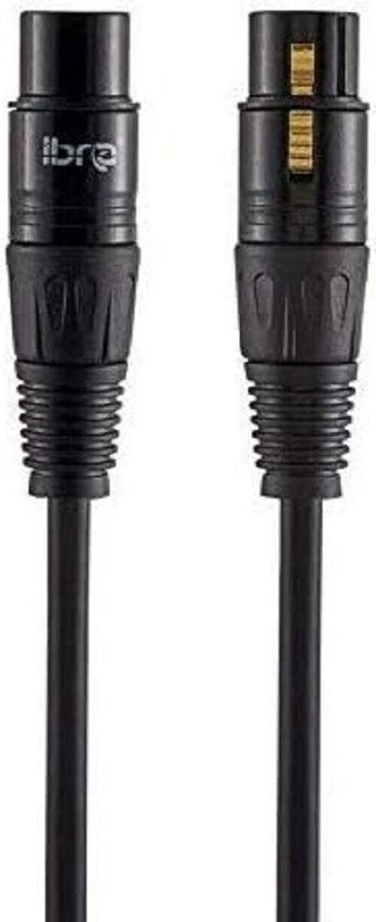 IBRA 1.5M XLR Male to Female Microphone Extension Cable for Microphones,mixer, patch bays,preamps,speaker systems, Amplifiers and other devices
