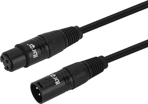 IBRA 1M XLR Male to Female Microphone Extension Cable for Microphones,mixer, patch bays,preamps,speaker systems, Amplifiers and other devices