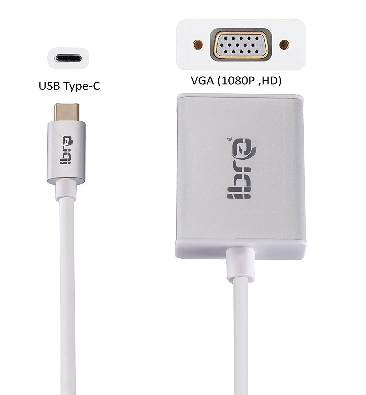 USB C To VGA adapter USB Type C 3.1 To VGA Adapter Lead Convertor Cable Monitor