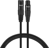IBRA 1.5M XLR Male to Female Microphone Extension Cable for Microphones,mixer, patch bays,preamps,speaker systems, Amplifiers and other devices