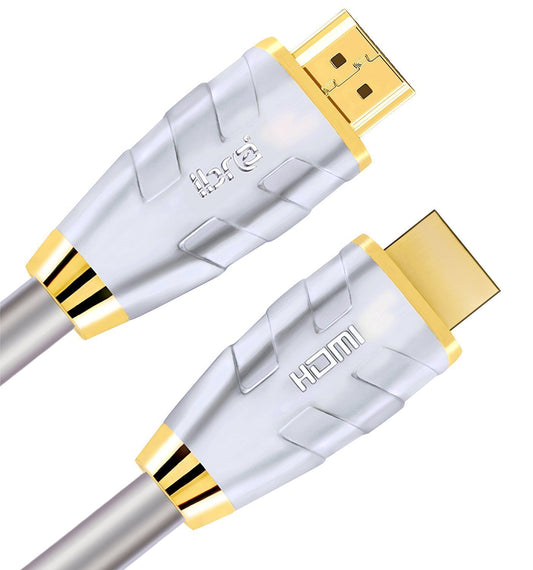 HDMI Cable 1.5M HDMI 2.0(4K@60Hz)-18Gbps+ -28AWG Advanced Braided Cord-Gold Plated Connectors-Ethernet,Audio Return Video 4K2160p HD1080p3D Xbox PlayStation PS3 PS4 AppleTV-IBRA Advance(Updated Version)