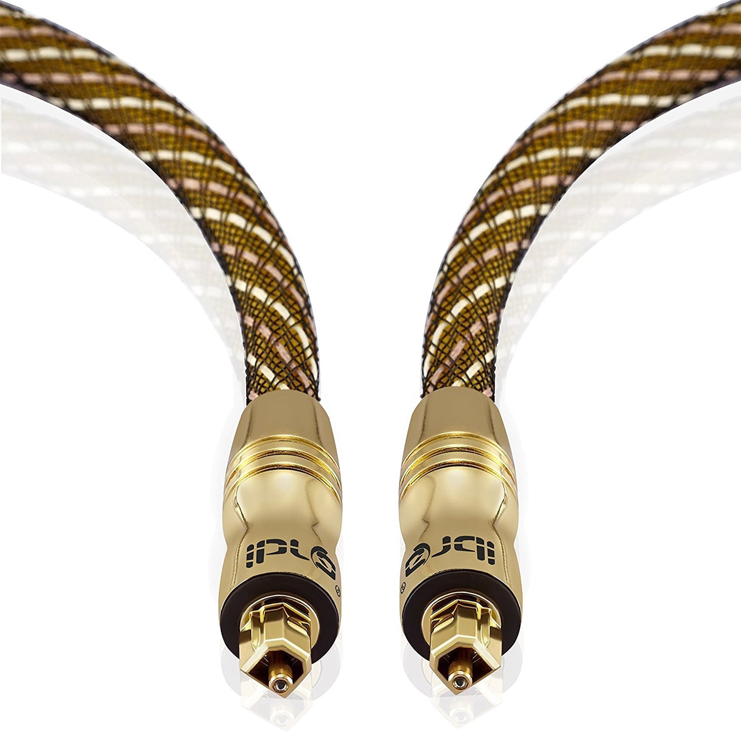 IBRA 12.5M Master Gold Optical TOSLINK Digital Audio Cable - Suitable for PS3, Sky, Sky HD, LCD, LED, Plasma, Blu-ray, Home Cinema Systems, AV Amps