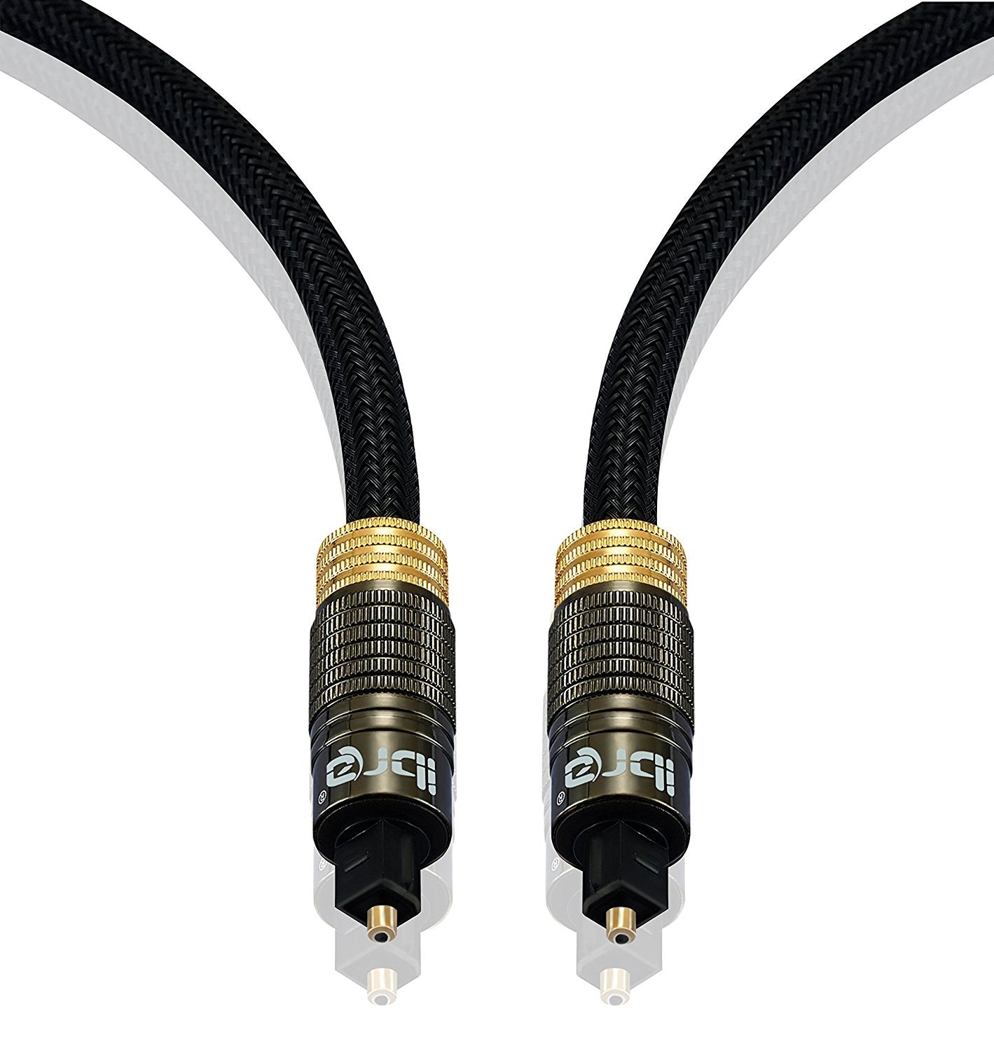 IBRA Muzil Gold 5M - Digital Optical Cable | Toslink / Audio Cable | Fibre Optic Cable | Suitable for PS3, Sky, Sky HD, LCD, LED, Plasma, Blu-ray, AV Amps