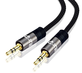 3.5mm Stereo Jack to Jack Audio Cable Lead Gold 10m- IBRA Gun Series