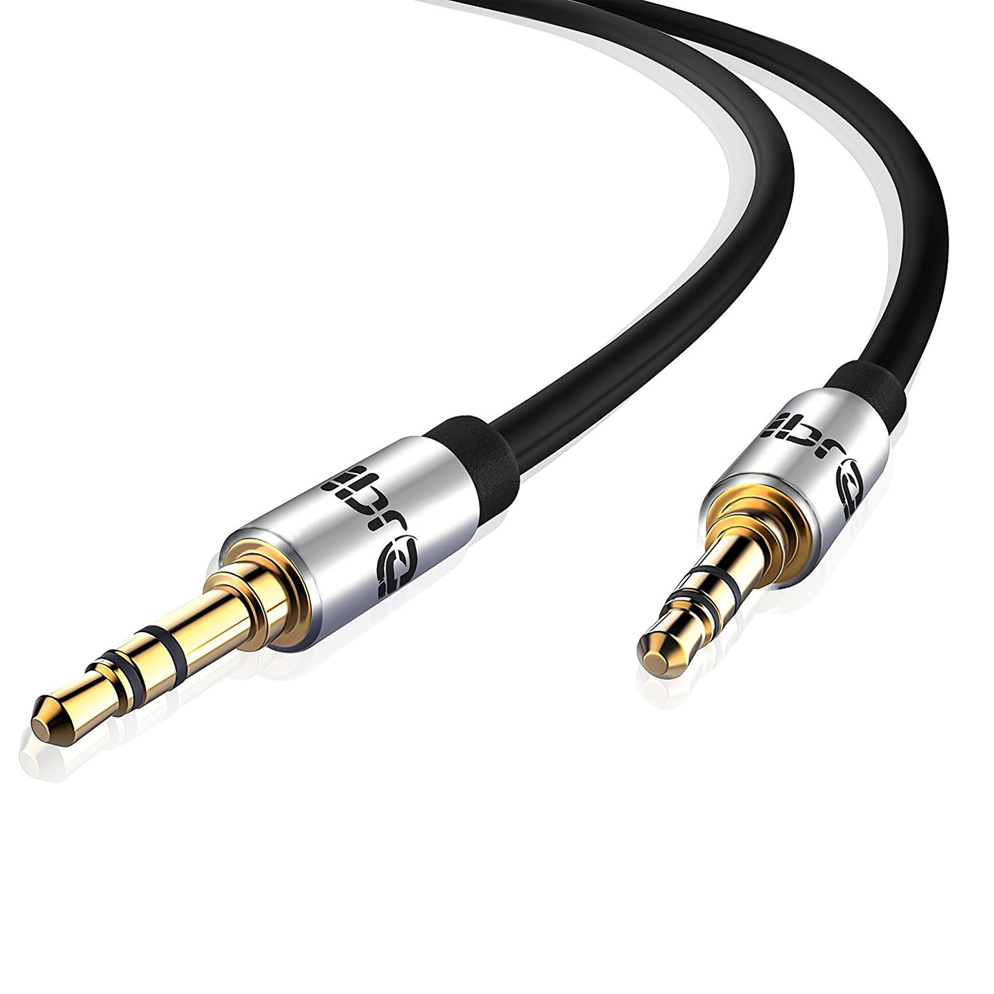 Aux Cable 5M 3.5mm Stereo Pro Auxiliary Audio Cable - for Beats Headphones Apple iPod iPhone iPad Samsung LG Smartphone MP3 Player Home / Car etc - IBRA Black
