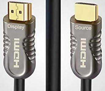 50M Fiber Optic HDMI High Speed Cable v2.0 18Gbps HDMI Lead Support 4K@60Hz/4:4:4/3D/4K HDR HDCP 2.2 for Apple TV, HDTV, Roku TV Box, Xbox One X, Home Theater, PS4, PS3 etc - IBRA OPTICAL HDMI Cable