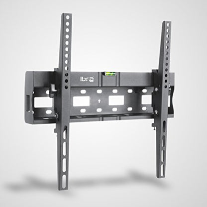 IBRA TV Wall Mount Bracket for 32-55" with Titlt, Built-In Spirit Level for LED, LCD, OLED,3D, Curved, Plasma, Flat Screen Televisions - Super Strong 35kg Weight Capacity