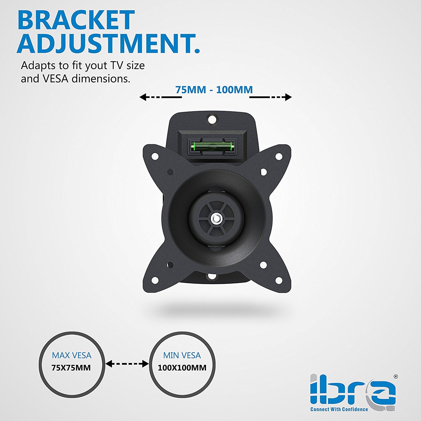 IBRA Tilt, Swivel,Lockable Wall Bracket FOR LCD,LED TVs 13"~27"