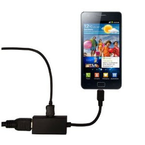 IBRA RANGE WHITE MHL to HDMI TV-Out Adapter with Micro USB charging for Samsung i9100 Galaxy S II 2 HTC EVO 3D Flyer