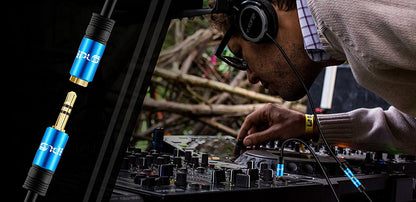 IBRA 3M Stereo Jack Extension Cable 3.5mm Male > 3.5mm Female - Blue