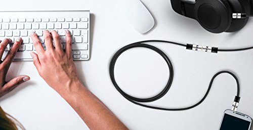 IBRA 1M Stereo Jack Extension Cable 3.5mm Male > 3.5mm Female - Silver