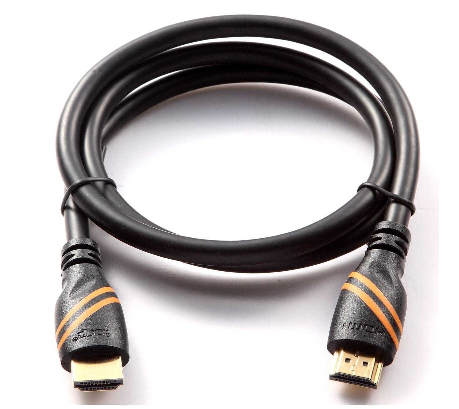 HDMI Cable IBRA HDMI Lead - 2M 4K@60hz HDMI 2.0 Cable Ultra High Speed 18Gbps Support Ethernet, Audio Return Channel, Video 4K UHD 2160p, HD 1080p, 3D, Xbox, PS3, PS4, PC, Samsung TV, Apple TV -Black