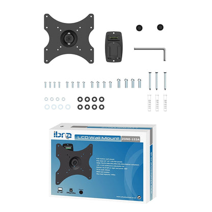 IBRA Flat TV Mount for LED&LCD TV Sizes from 23"~ 42" Tilt and Swivel Mount with Lockable system,cable management with Integrated Spirit Level.