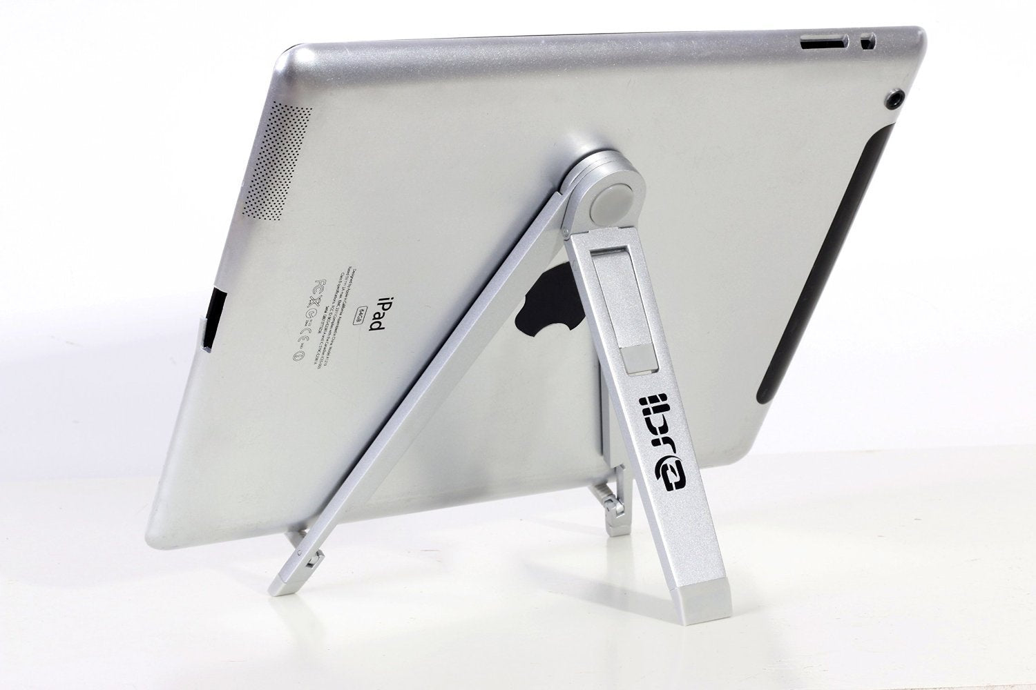 IBRA Portable Lightweight Universal Foldable Desk Stand For iPad, iPad 2, iPad 3 Notebooks, Laptops, Netbooks & Tablet PCs - Silver