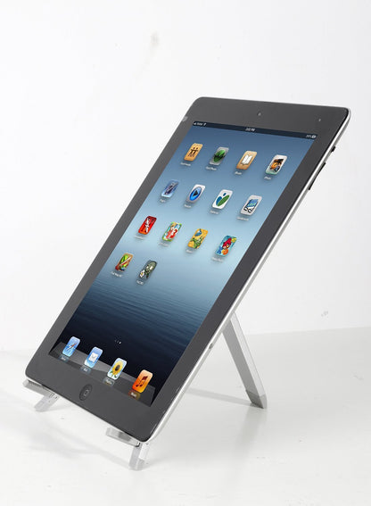 IBRA Portable Lightweight Universal Foldable Desk Stand For iPad, iPad 2, iPad 3 Notebooks, Laptops, Netbooks & Tablet PCs - Silver