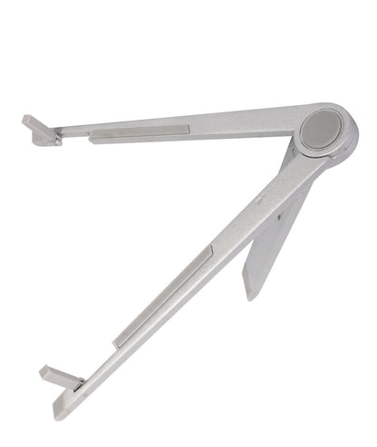 IBRA Portable Lightweight Universal Foldable Desk Stand For iPad, iPad 2, iPad 3 Notebooks, Laptops, Netbooks & Tablet PCs - Silver
